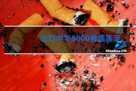 出口中华5000香烟鉴定